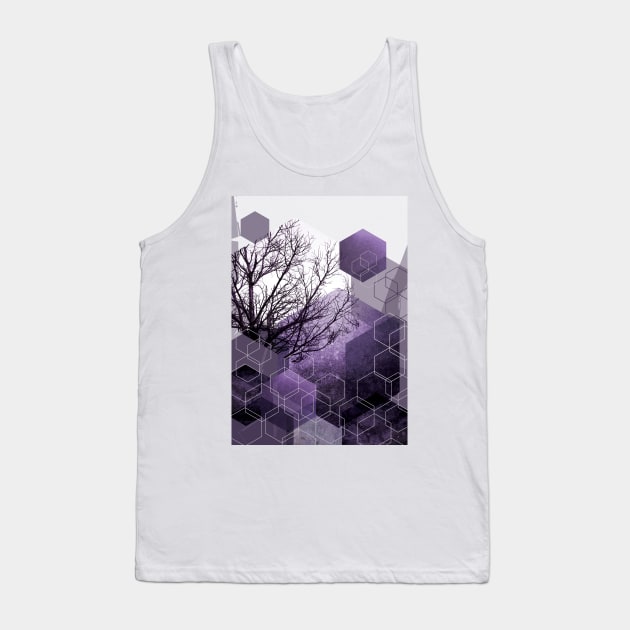 Purple Tree Part One Tank Top by UrbanEpiphany